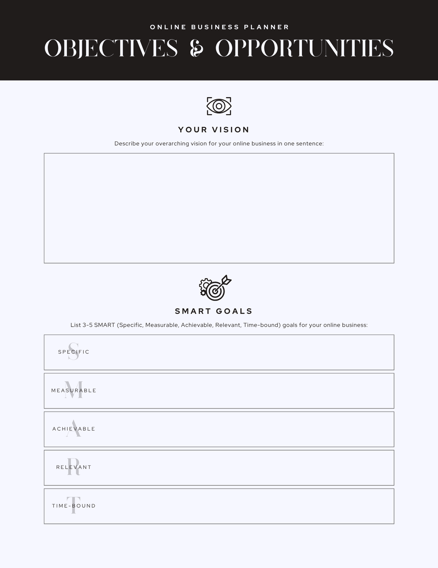 Online Business Planner for 2025 and Beyond
