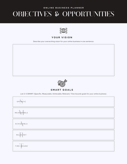 Online Business Planner for 2025 and Beyond