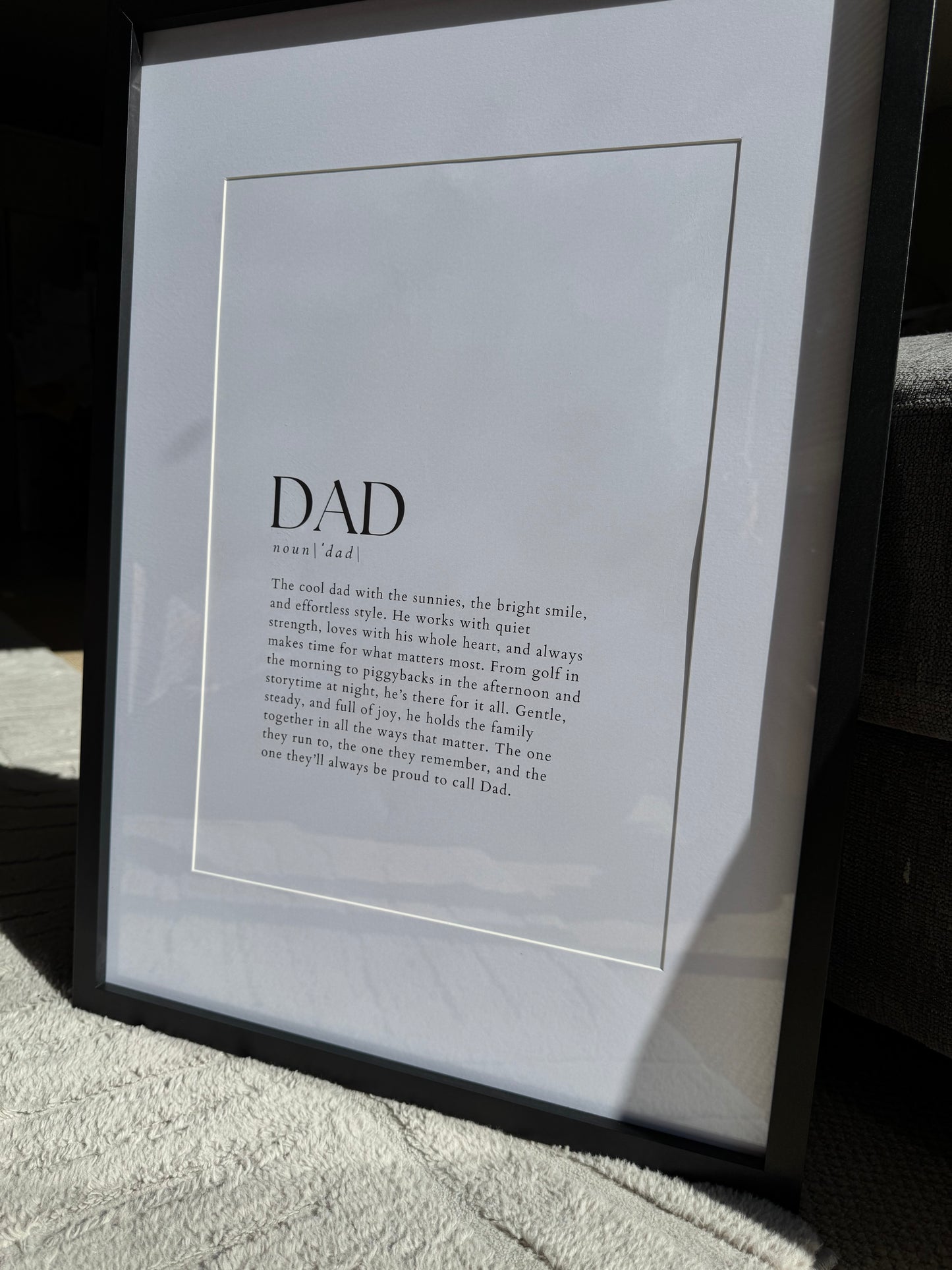 Personalised Definition Print – Custom Written, Digital or Framed Gift