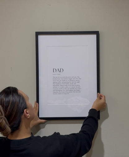 Personalised Definition Print – Custom Written, Digital or Framed Gift