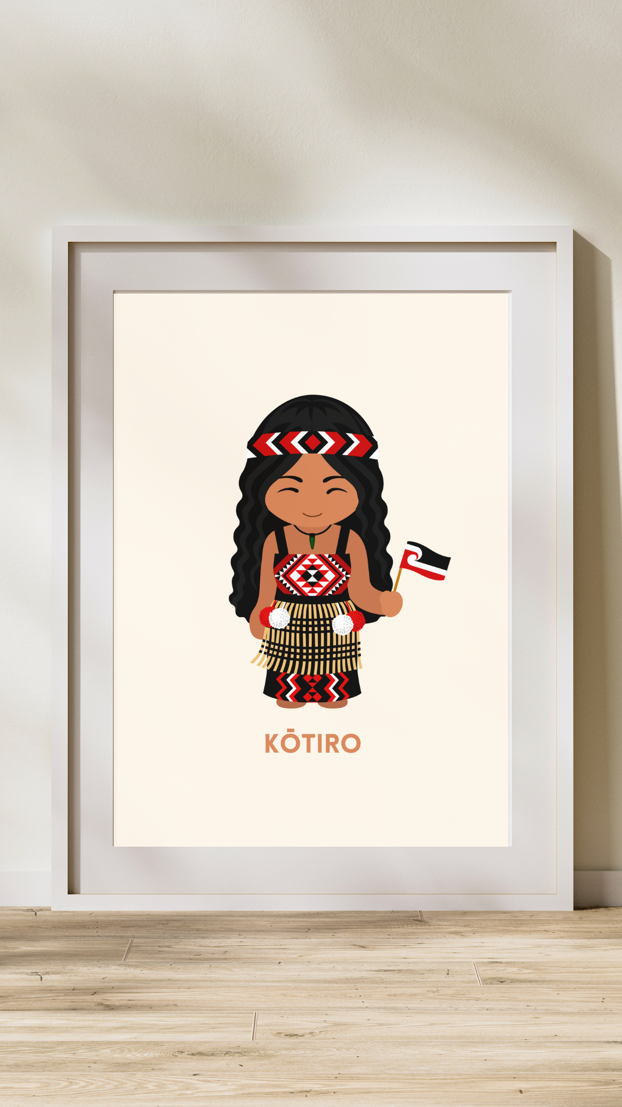 Māori Traditional Dress Digital Wall Art – Full Set
