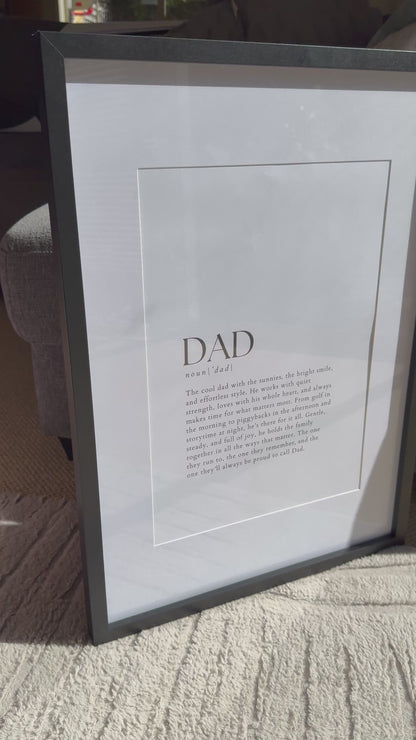Personalised Definition Print – Custom Written, Digital or Framed Gift